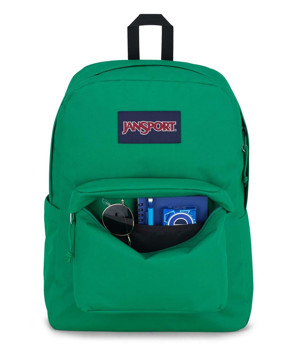 JanSport Superbreak Backpack - Durable, Lightweight Premium Backpack, Jelly Kelly