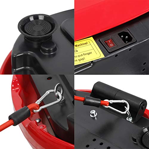 HomGarden Vibration Platform Fitness Vibration Plates Workout Massage Machine w/Bluetooth, 99 Levels Full Body Crazy Exercise Fit Equipment for Weight Loss, Black