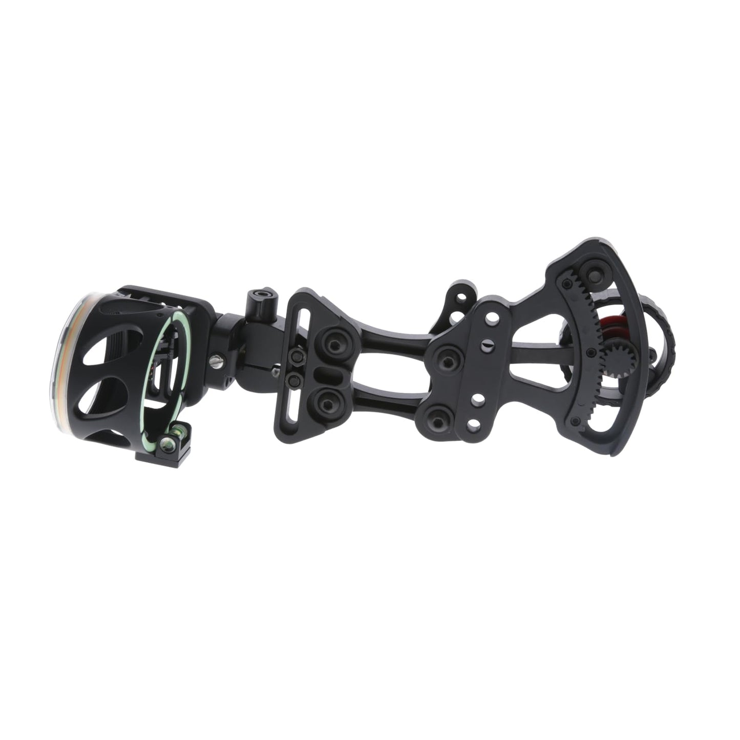 TRUGLO Range Rover М4 4-Pin Highly-Visible Micro-Adjustable Archery Hunting Bow Sight - Adjustable Quiver Mount Included - Left-Handed