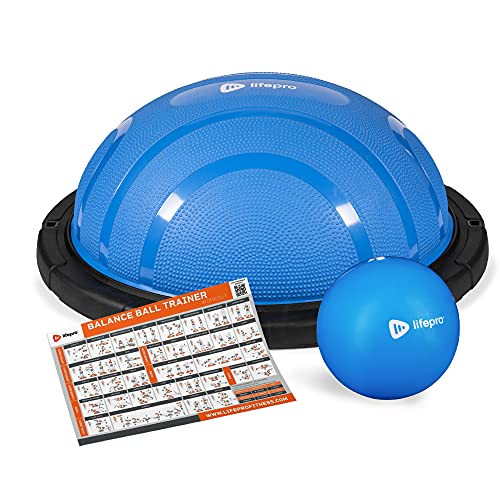 LifePro Half Exercise Ball Trainer - Horizon Balance Ball for Exercise - Balance Ball Trainer - Stability Ball for Exercise, Full Body Workout - Half Exercise Ball Balance Trainer for Physical Therapy
