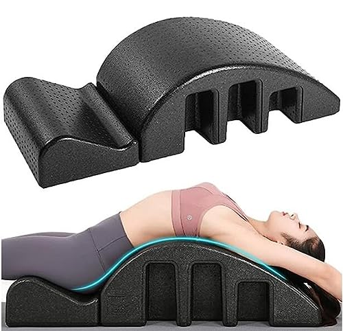Pilates Spine Corrector,Pilates Yoga Wedge Massage Table,Detachable EPP Arc Foam Spine Corrector,for Back Pain Reliefback arc Spine Corrector,Spine Health,Balance Core Strengthening and Stretching