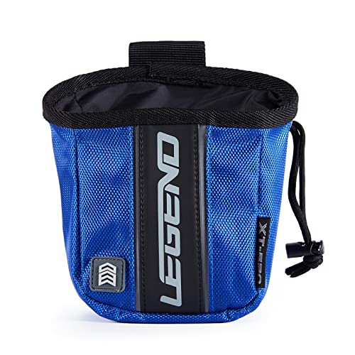 LEGEND - XT520 Quick Release Pouch & Finger Tab Bag (Teal) | Interior Divider for Better Organization & Storage of Release Aids | Attaches to Standard 2" Belt | Quick Drawstring Closure