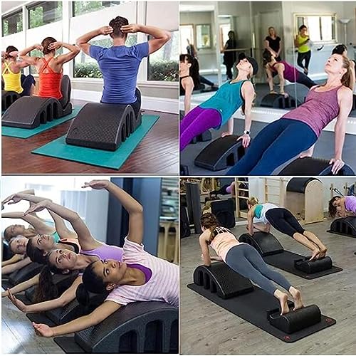 Pilates Spine Corrector,Pilates Yoga Wedge Massage Table,Detachable EPP Arc Foam Spine Corrector,for Back Pain Reliefback arc Spine Corrector,Spine Health,Balance Core Strengthening and Stretching