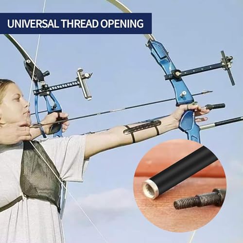 AREYCVK Archery Broadheads, 100 Grains Screw in Arrow Archery 3 Blades Hunting Heads Arrow Tips Compatible Crossbow& Compound Bow with Broadhead Storage Case (12PCS) (Black)