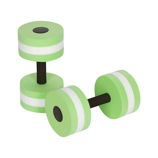 Lagukka Aquatic Dumbbell Set, 2PCS Water Dumbells Pool Resistance Water Fitness Equipment Foam Dumbbell Water Aerobics Fitness