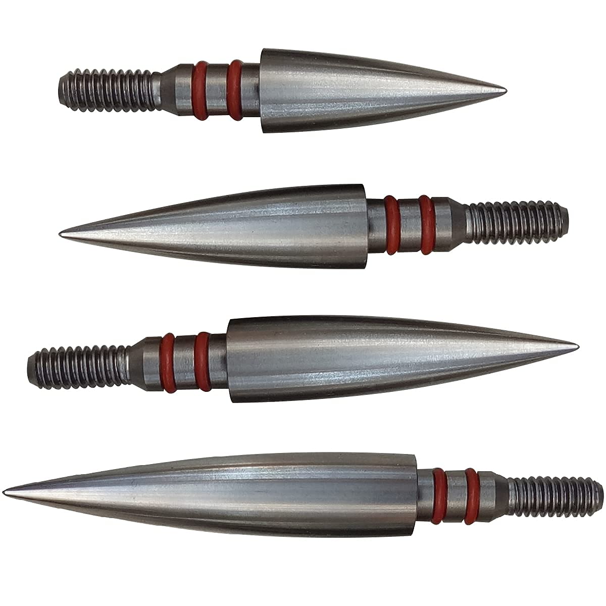 Aklisdlha Field Points arrowheads 100/125/150/200/300 Grains Archery Field Points,Stainless Steel Screw in Archery Field Tips and Broadheads (1 Dozen 12 PCS)(5/16″-Combination)