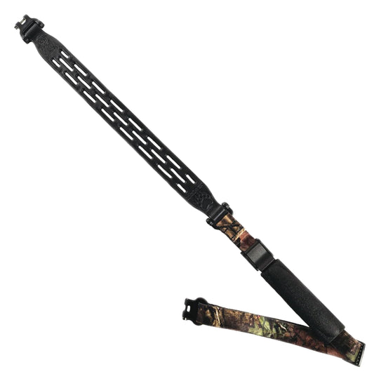 Kodiak-Air Rifle Sling Narrow, ADJ Grip, QD Swivels – Mossy Oak Breakup Infinity/Black Grip