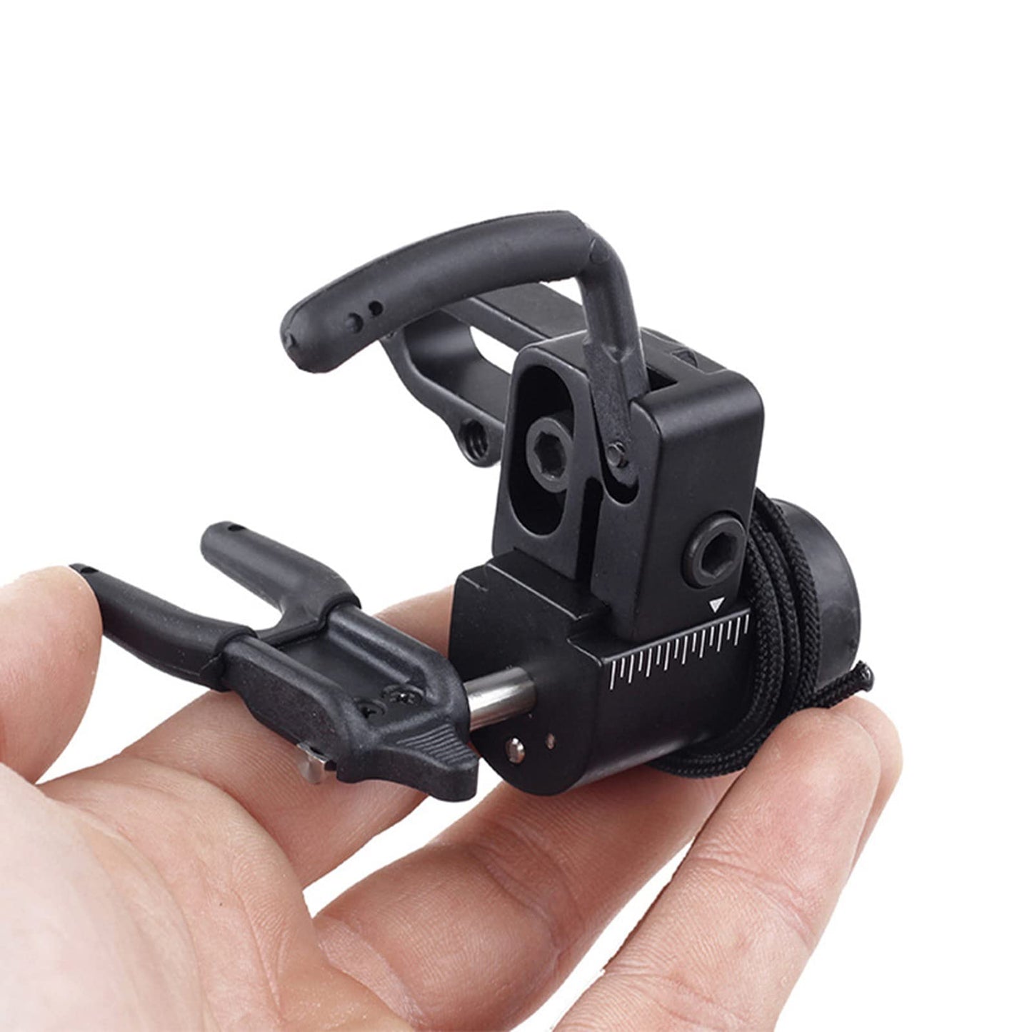 Lamehfyo Archery Arrow Rest for Compound Bow Drop Away Arrow Rest Aluminum Alloy Compound Bow Arrow Rest Right Hand (Black)