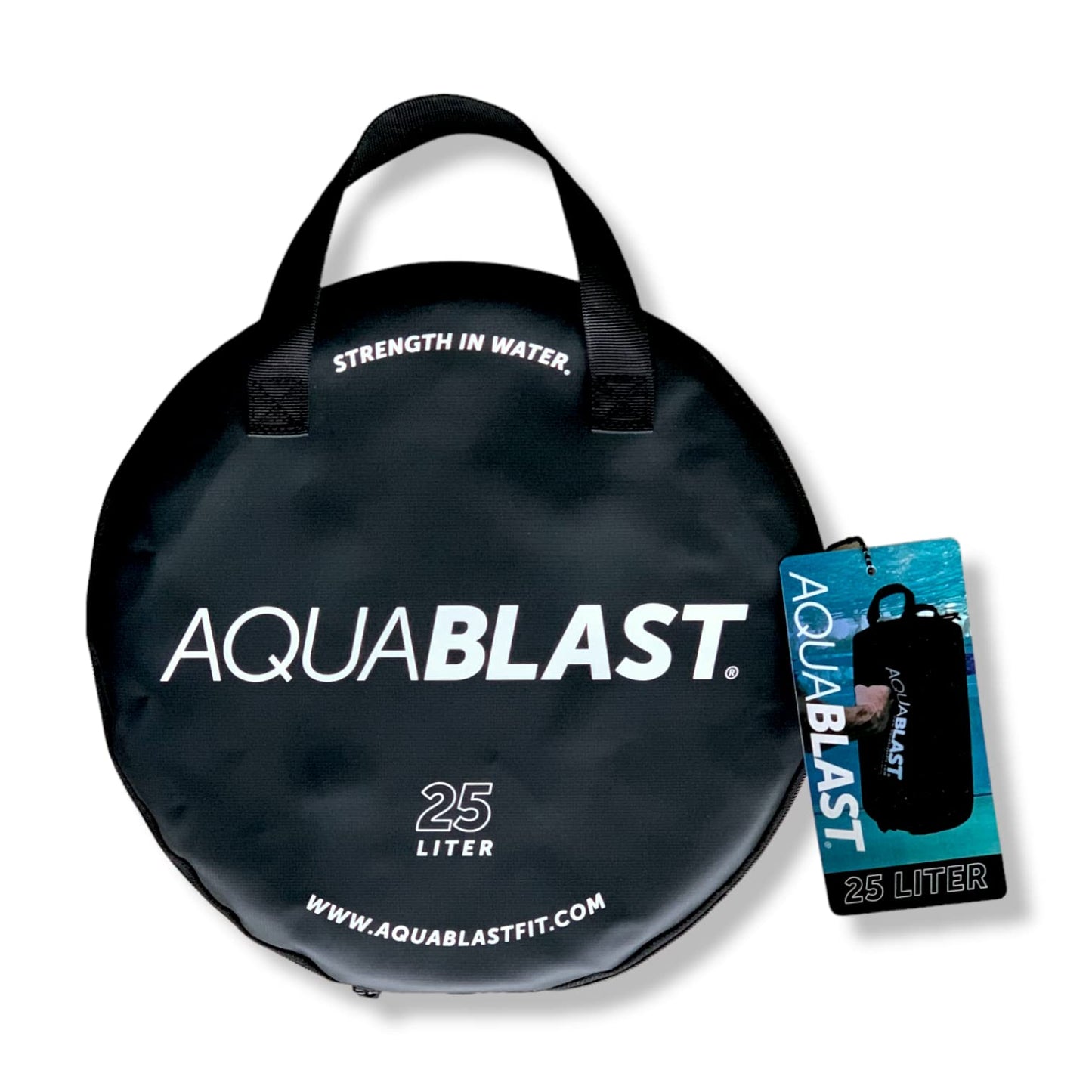 AquaBLAST Portable Fitness and Punching Bag & Water Exercise Equipment for Pools for Total-Body, Low-Impact Workouts, Pool Exercise Equipment, Sets Up in Seconds, Aquatic Exercise Equipment, 25-Liter