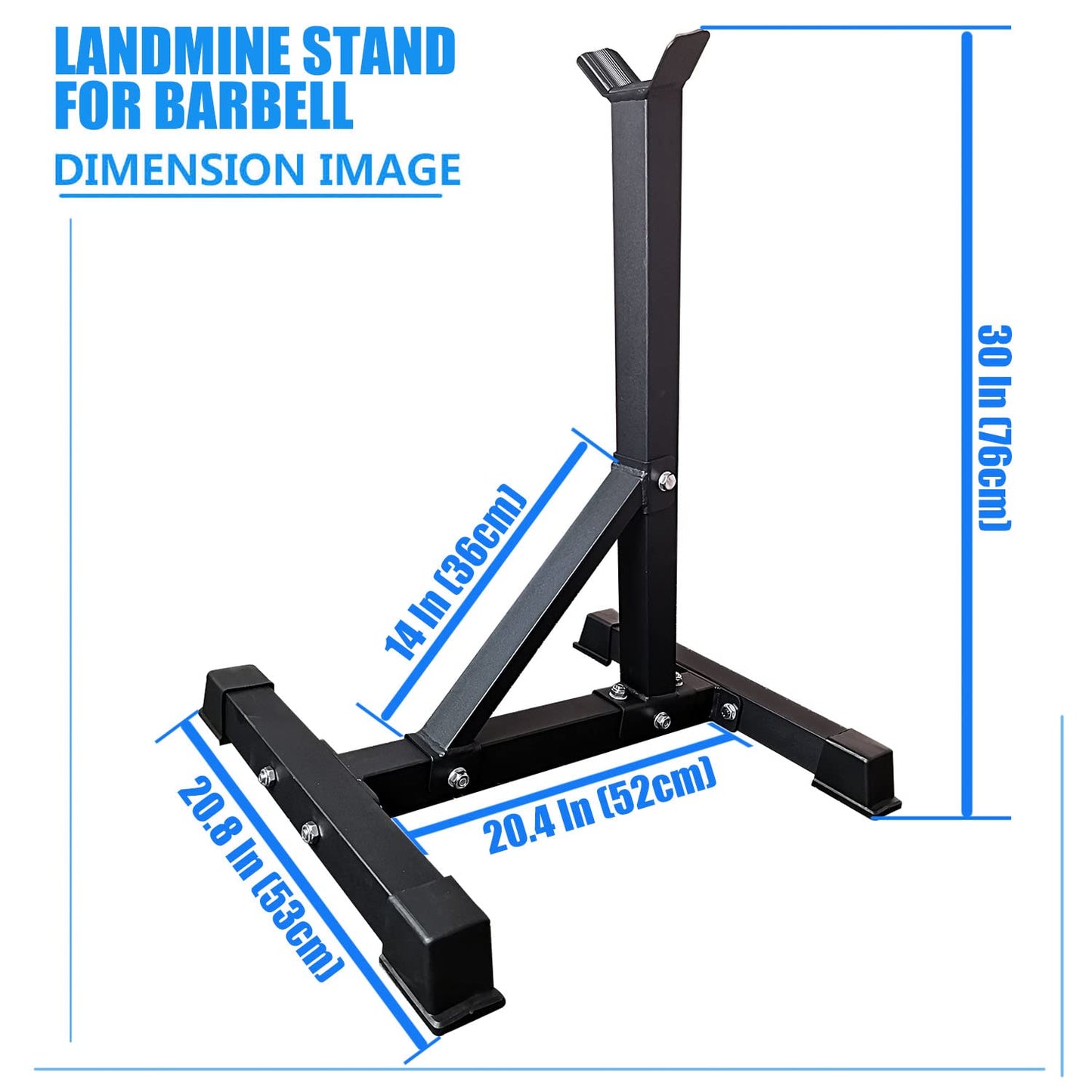 KORIKAHM Viking Press Landmine Handle for 2-Inch Olympic Barbell, T-Bar Row Attachment Core Strength Training Accessories, Shoulder Press Landmine Attachment Equipment (Style H)