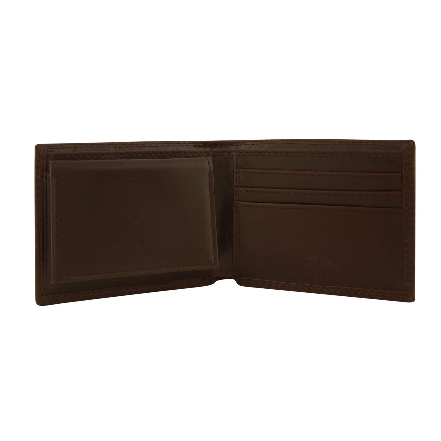 Zeppelin Products Inc. NCAA Auburn Tigers Brown Wrinkle Leather Bifold Concho Wallet, One Size,UAU-IWT1-WRNK-BRW