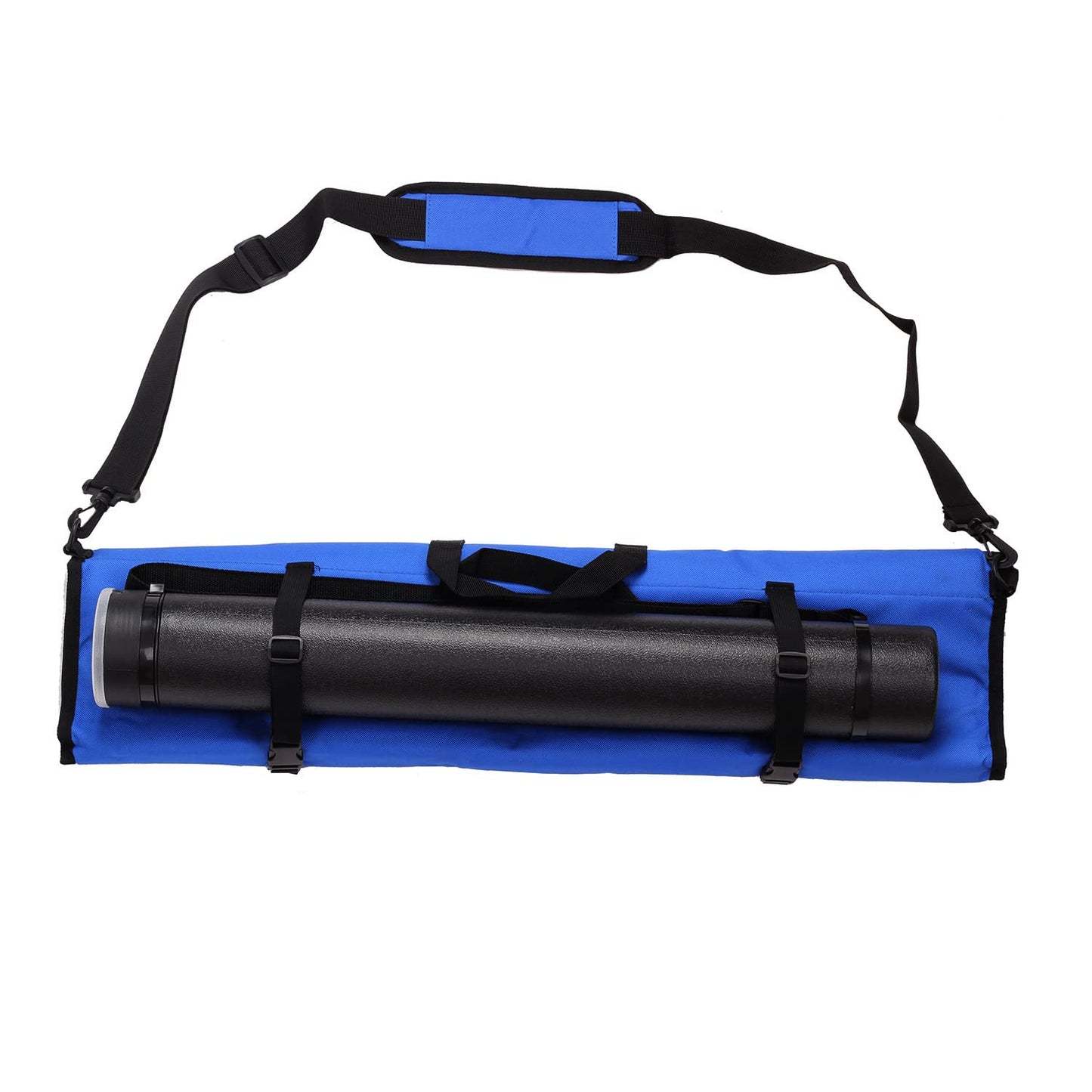 FENJANER Archery Recurve Bow Accessories Bag Takedown Bow Case with Adjustable Shoulder Strap for Hunting Shooting (Blue)