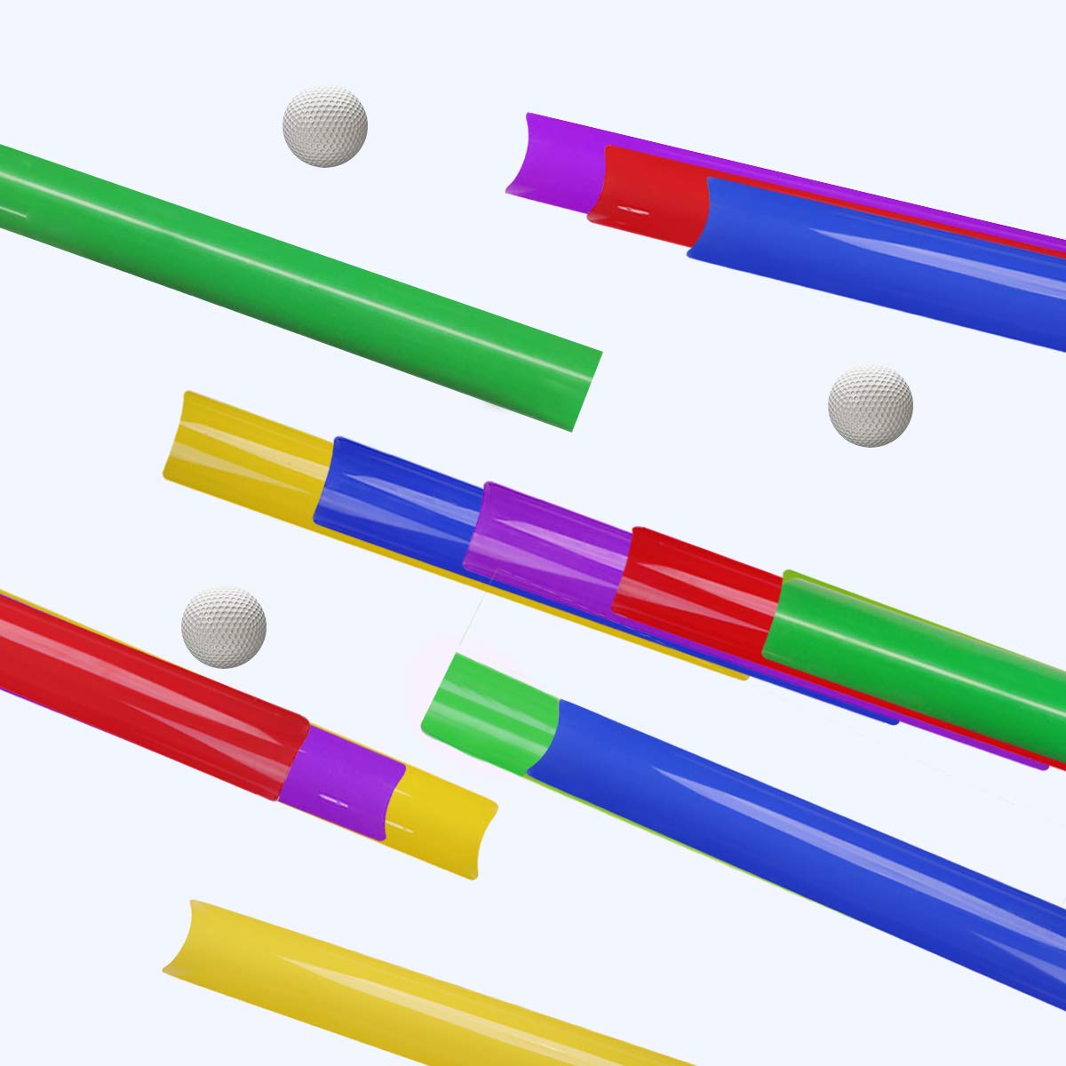 KINDEN 15 Pipe Pipeline Team Building Activities Kit Group Games, Field Day Games
