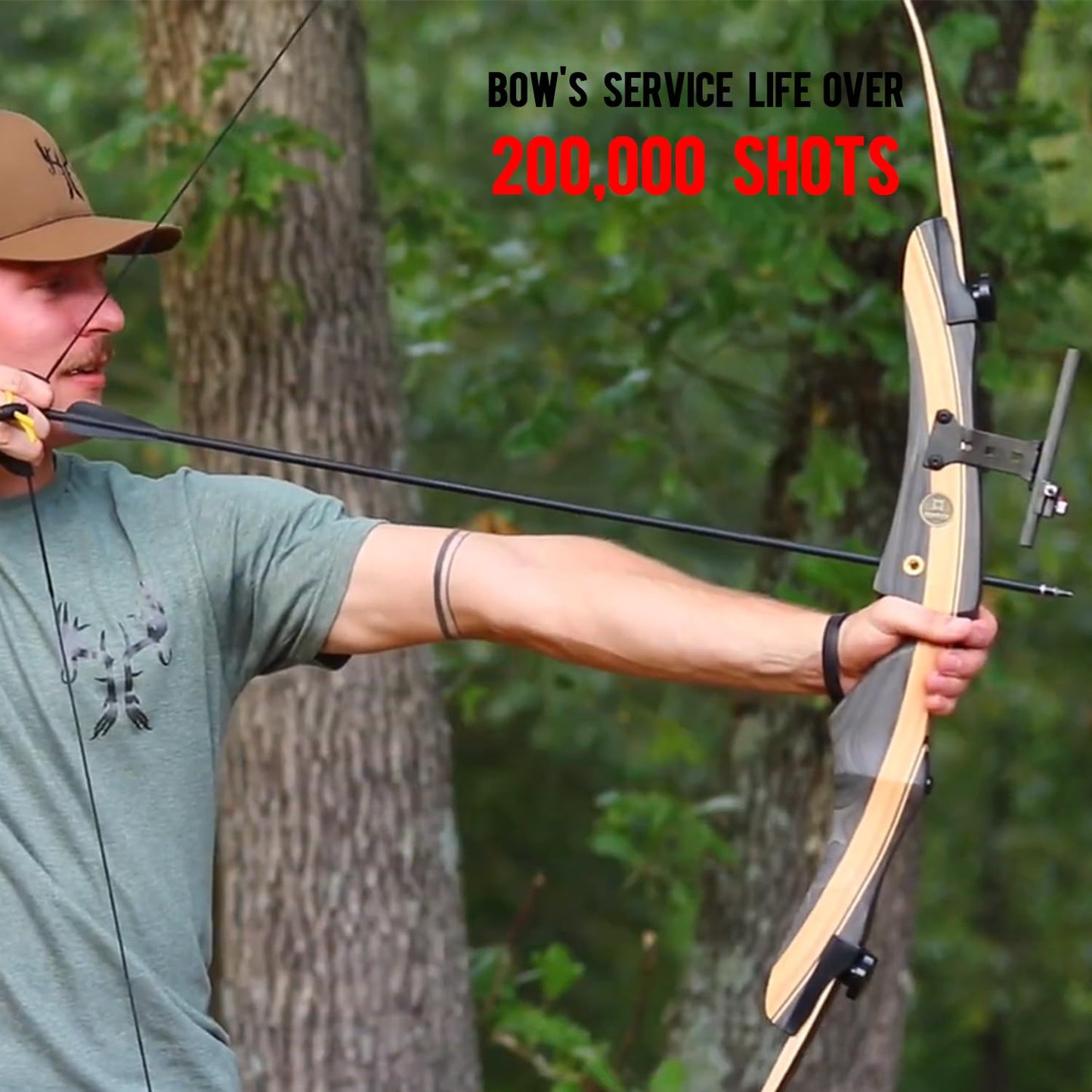 Sanlida Noble Standard Beginner & Intermediate Recurve Bow and Arrows Kit for Adult and Youth, Wooden Takedown Recurve Bow Package for Training, Practice & Competition RH Only (54", 10lbs)