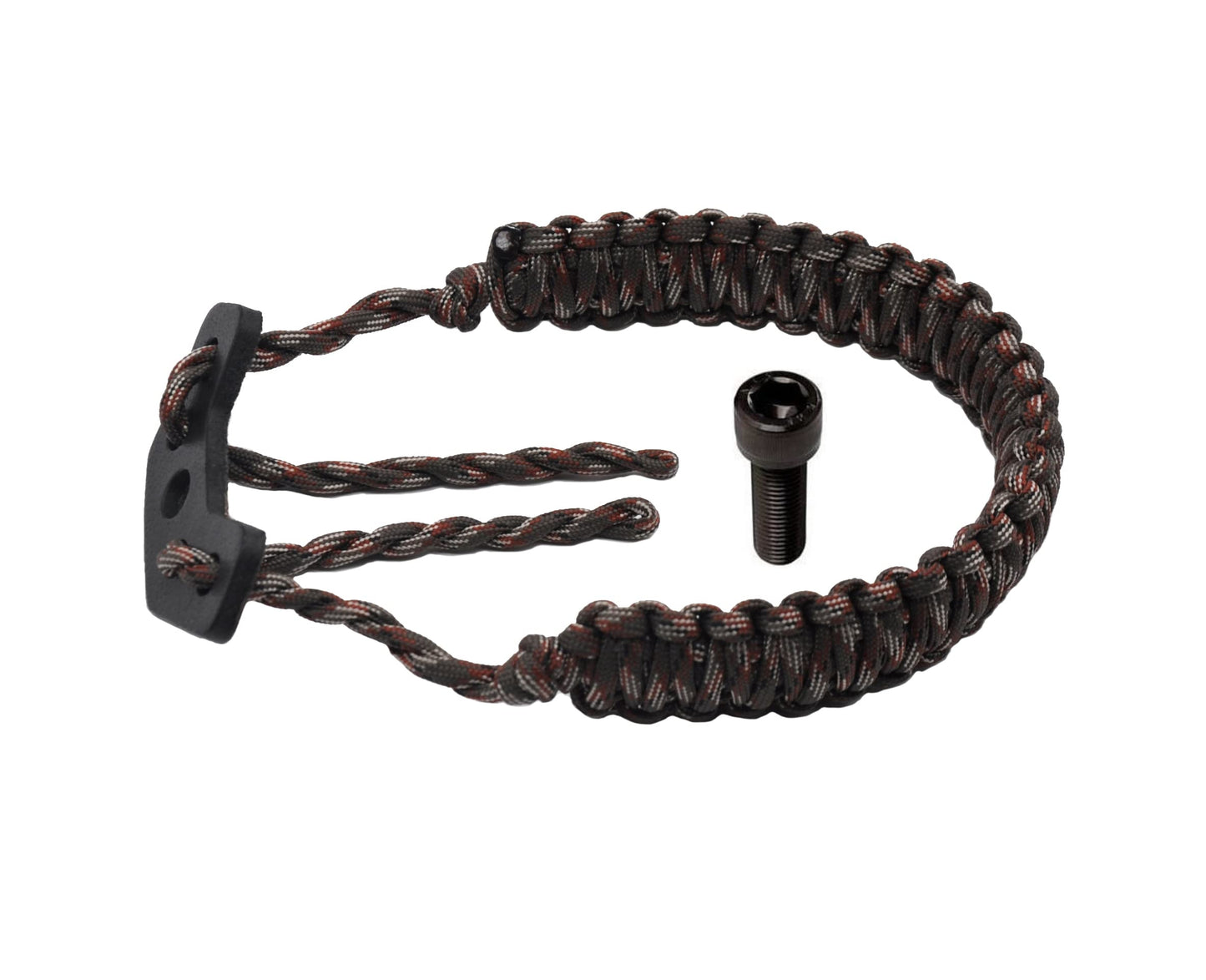 HZUTUZH Bow Archery Wrist Sling 250 Paracord - Multi Functional Survival Wrist Sling for Hunting & Shooting - No Stabilizer Needed - Successive Length Greater Then 20 Feet (BIG WOOD CAMO)