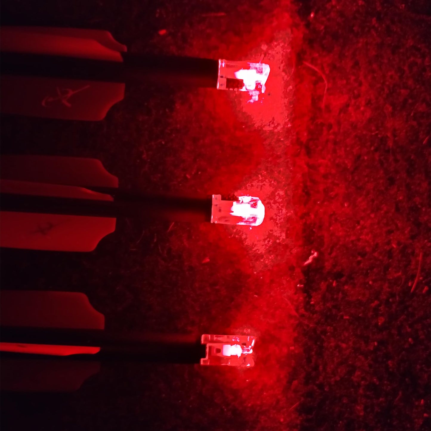 KEAUP 6/3 Pack Lighted Nocks for Crossbow Bolts with .285”/.297”/.300”/.305” Bushings High-Visibility Crossbow Lighted Nocks, On/Off Switch Included