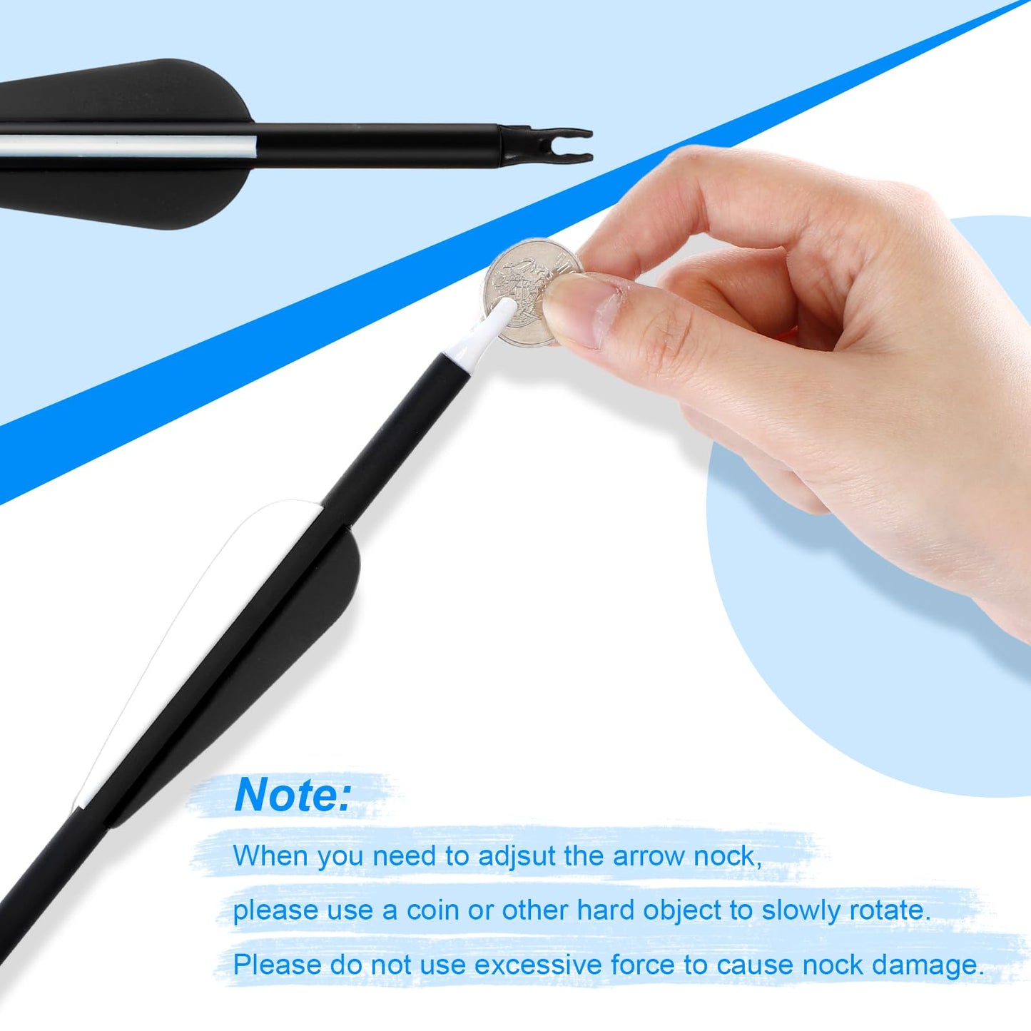 Arrowbash 24 Pcs 31.5 Inch Arrows for Compound Bow Hunting Arrows Carbon Arrows with 3 Inch Plastic Arrow Feathers and Removable Tips 500-600 Spine Archery Target Arrows for Recurve Bow(Black)
