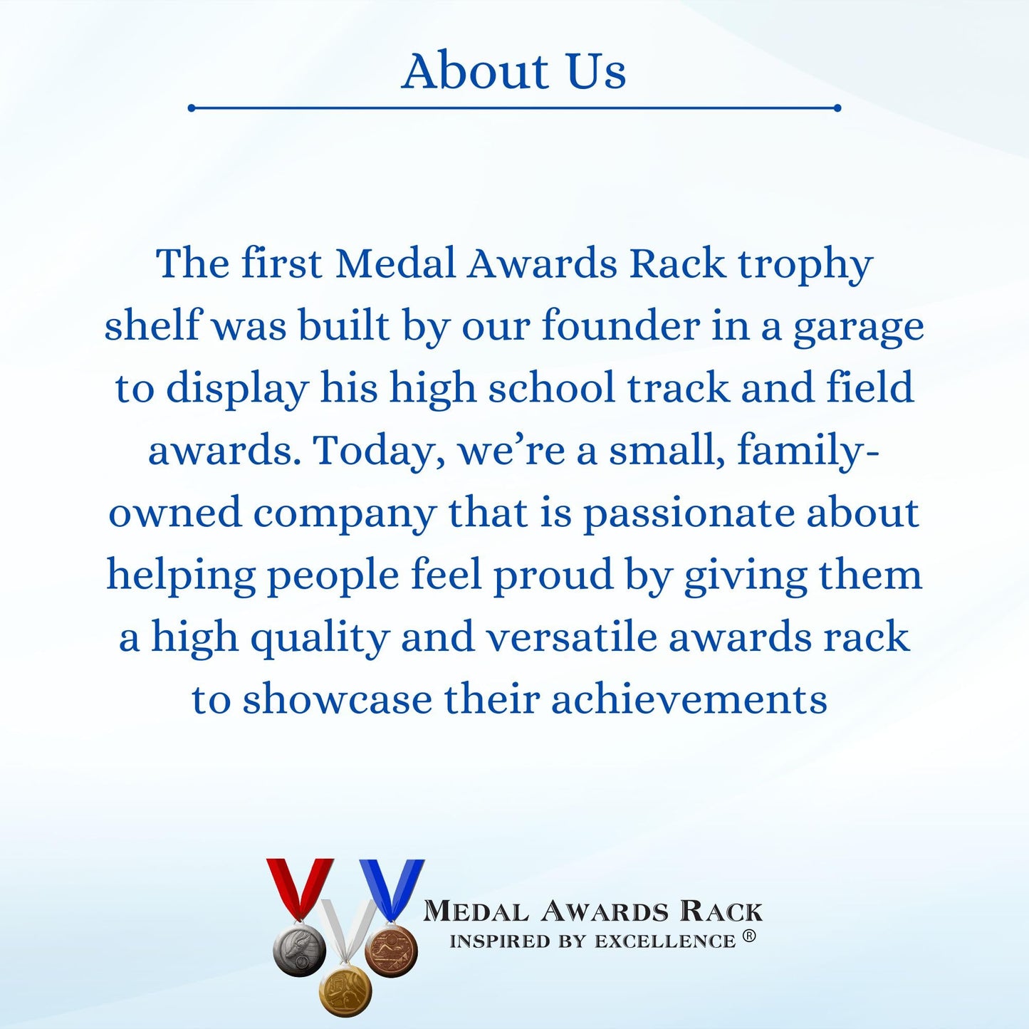 2ft- Medal Awards Rack- Premier Medal Hanger Display and Trophy Shelf - Multi-Purpose Trophy and Medal Holder for Medal Display, Plaques, Pictures, Trophies and more Solid Wood