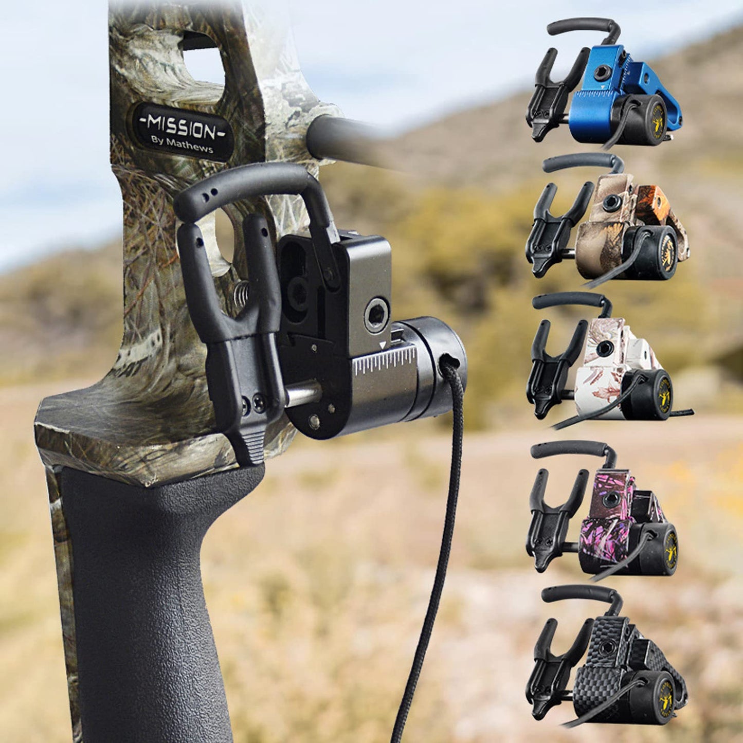 Lamehfyo Archery Arrow Rest for Compound Bow Drop Away Arrow Rest Aluminum Alloy Compound Bow Arrow Rest Right Hand (Black)