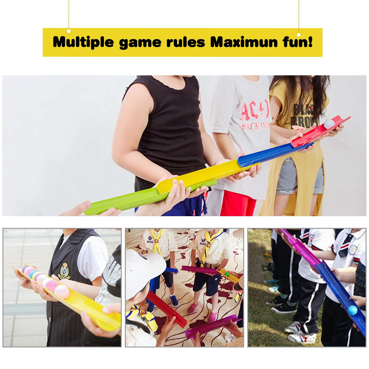 KINDEN 15 Pipe Pipeline Team Building Activities Kit Group Games, Field Day Games