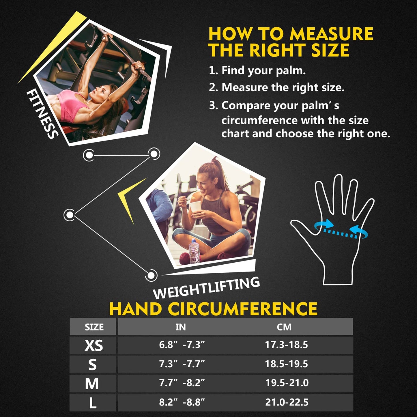 ihuan Ventilated Weight Lifting Gym Workout Gloves Full Finger with Wrist Wrap Support for Men & Women, Full Palm Protection, for Weightlifting, Training, Fitness, Hanging, Pull ups