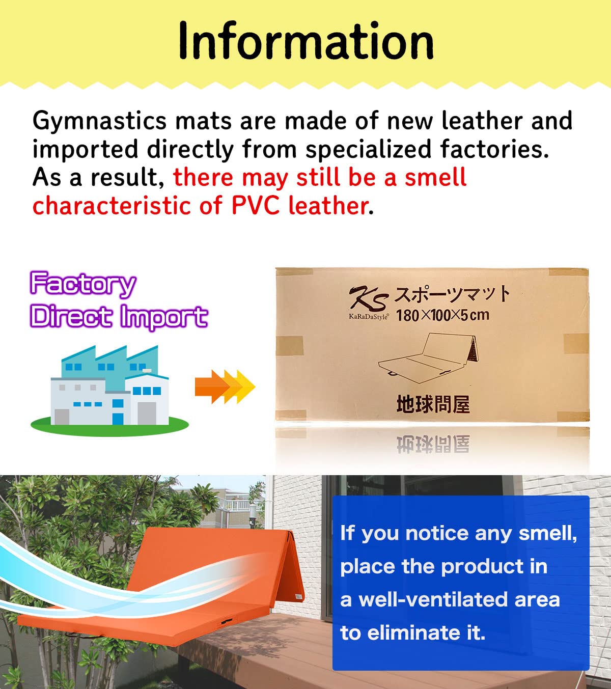 KaRaDaStyle Gymnastics Mat Folding Stretch Mats 71"x39"x2" Exercise Muscle Training Children Play Horizontal Bar Mat Yoga Sports Soundproof Home Use (Greige/4-fold)