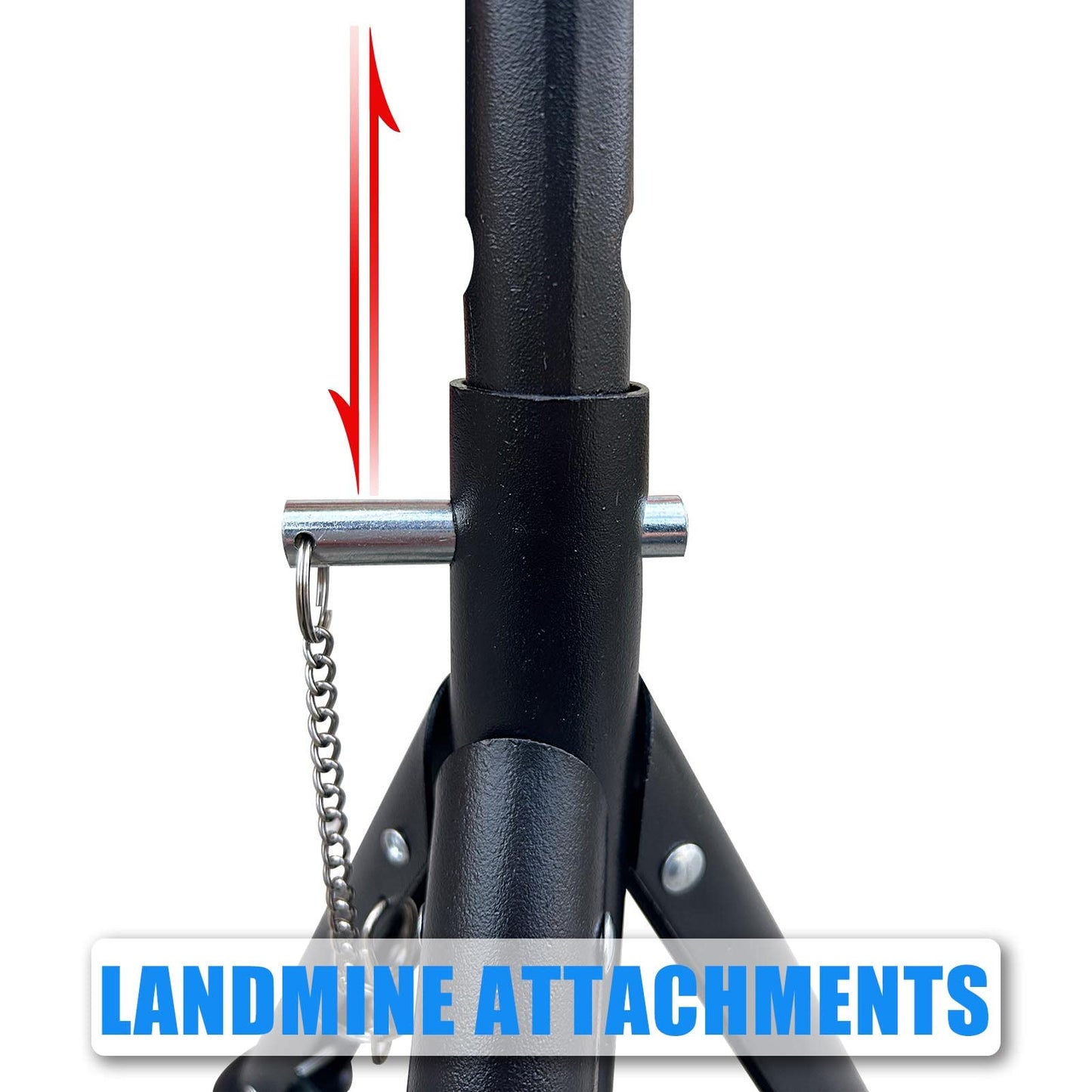 KORIKAHM Viking Press Landmine Handle for 2-Inch Olympic Barbell, T-Bar Row Attachment Core Strength Training Accessories, Shoulder Press Landmine Attachment Equipment (Style K)