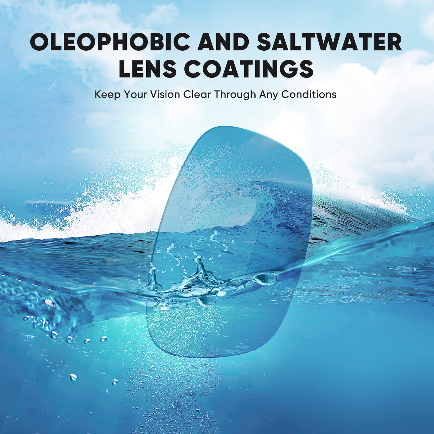 KastKing Ellijay Bifocal Polarized Sunglasses, Bi-Focal x1.5 x2.0 x2.5 Magnifications, Wrap Sport Reader Sunglasses