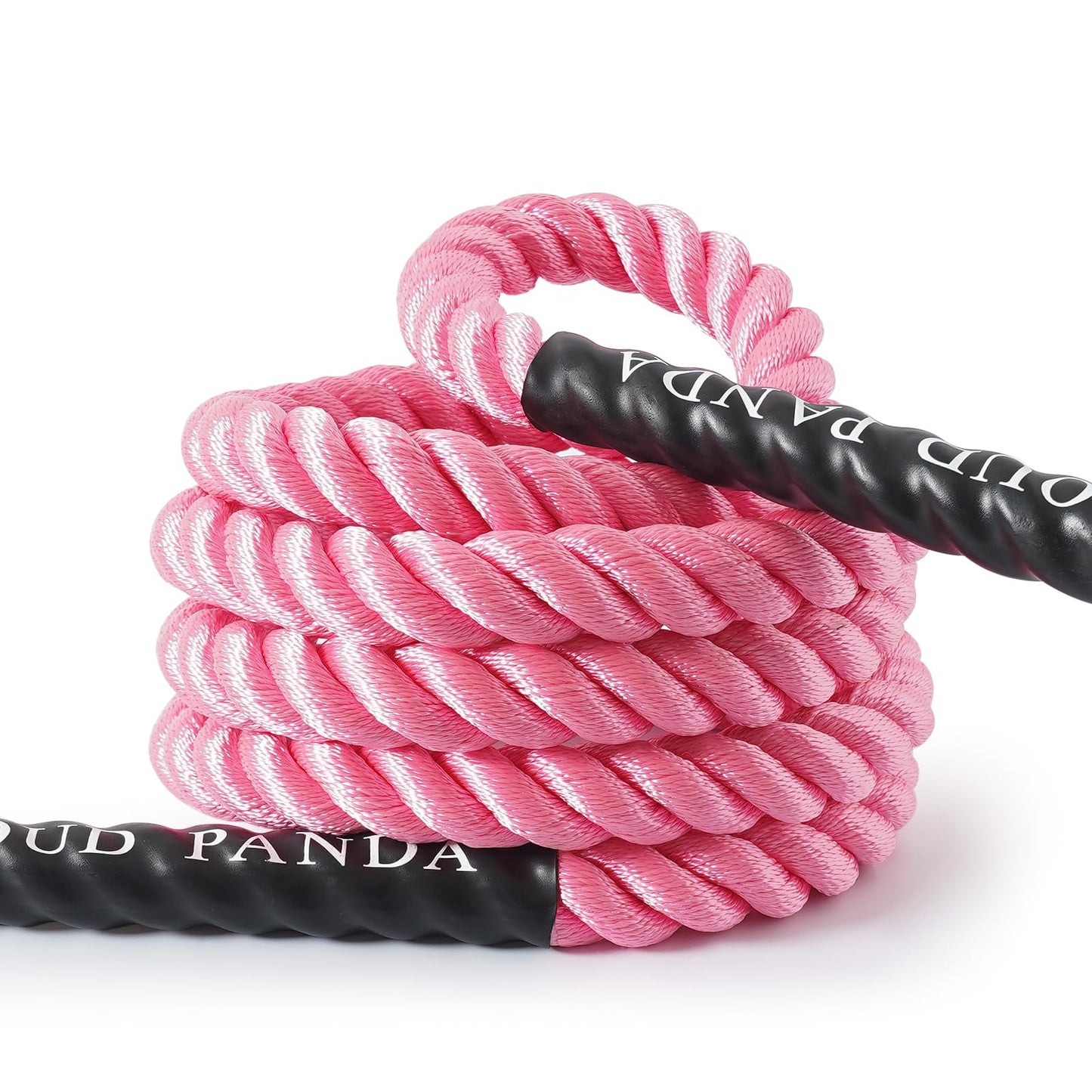 Weighted Jump Ropes for Fitness,Heavy Adult Skipping Rope Exercise Battle Ropes for Men & Women,Total Body Workouts, Power Training in Gym to Improve Strength and Building Muscle(PINK 2.5LB-9.8ft)