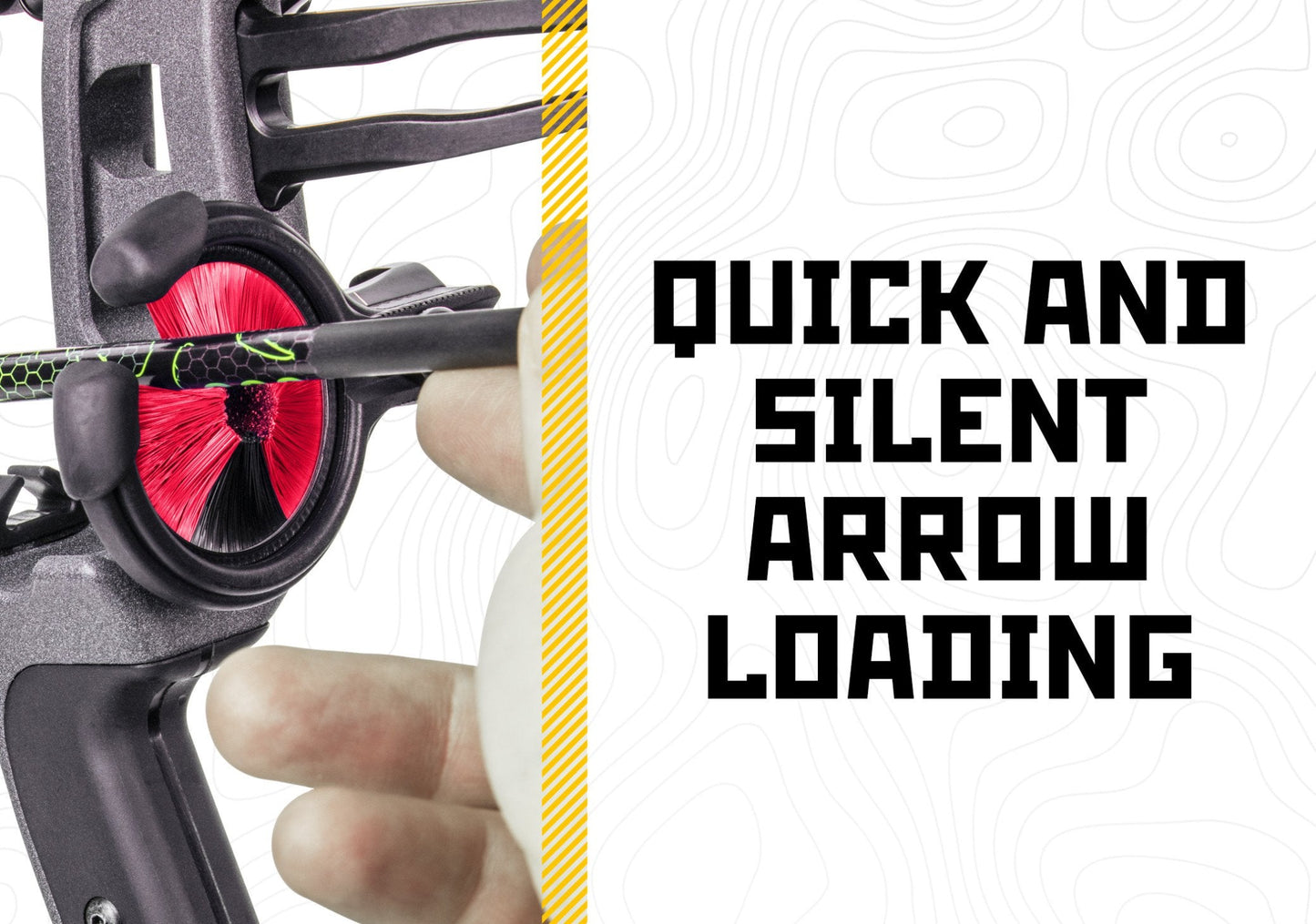 Trophy Ridge Kill Shot Whisker Biscuit Archery Arrow Rest, Ambidextrous, Red, Medium