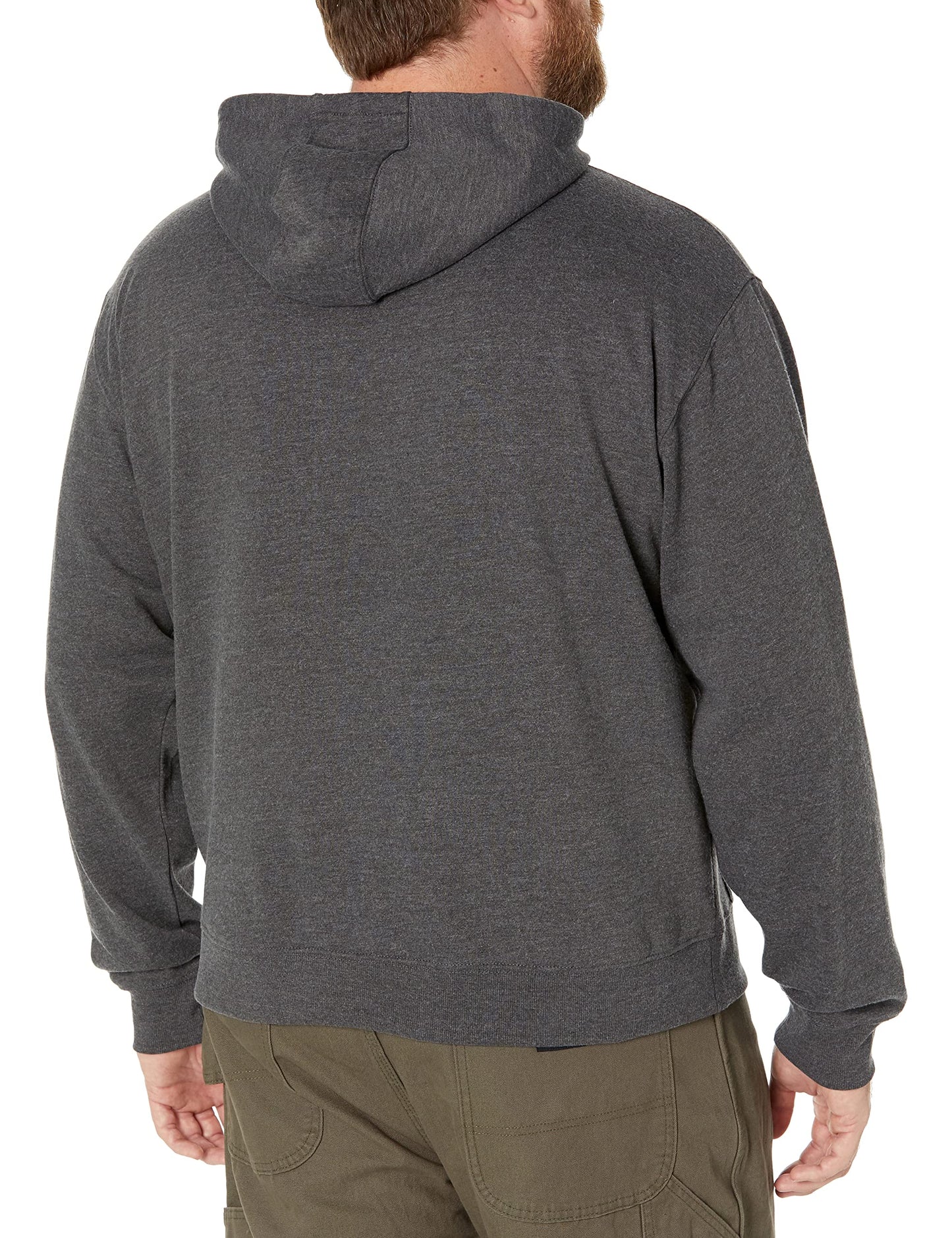 Dickies mens Pullover Hoodie Fleece Jacket, Dark Heather, Large US