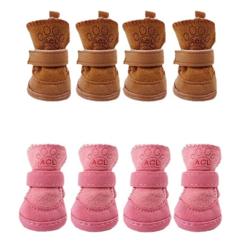 Warm Non-Slip Dog Snow Boots