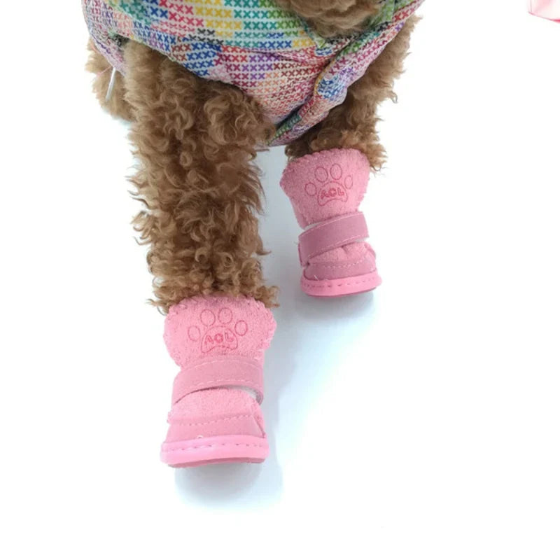 Warm Non-Slip Dog Snow Boots