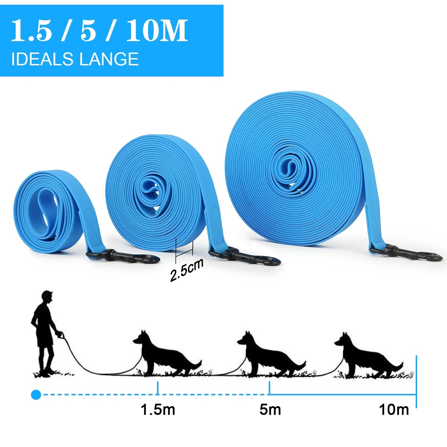 Strong Waterproof PVC Dog Leash