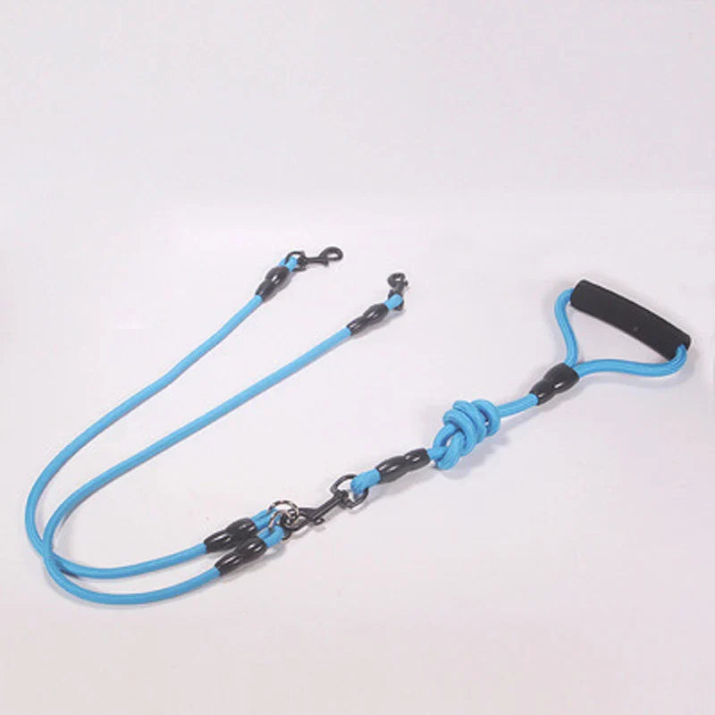 Double Dog Leash Nylon Rope