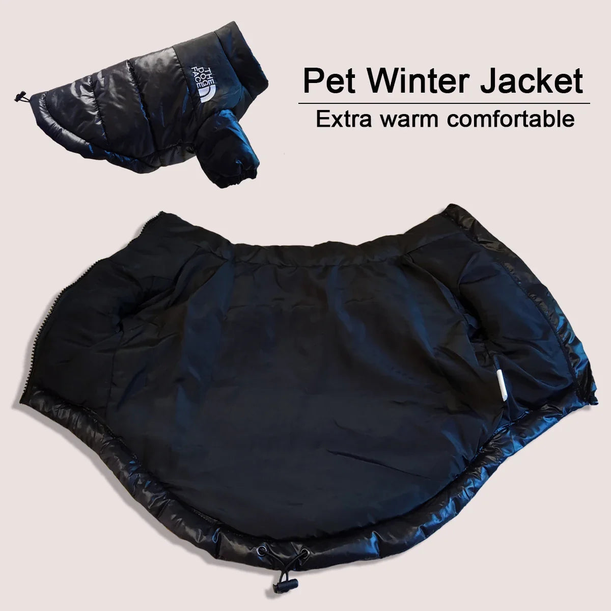 Large Winter Dog Jacket Coat