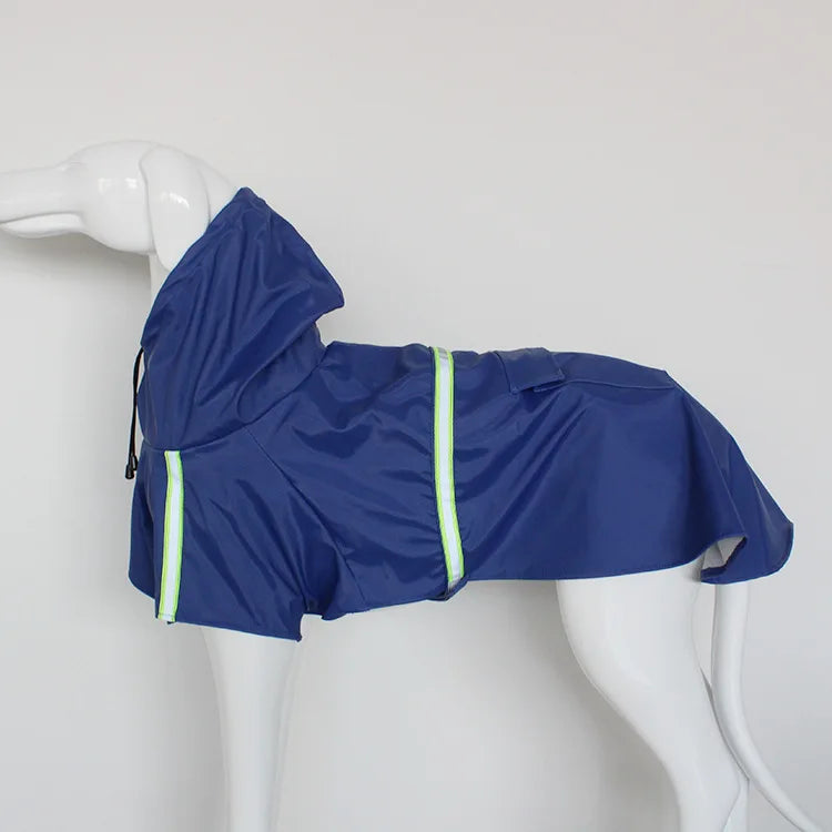 Large Dog Raincoat Waterproof Cloak