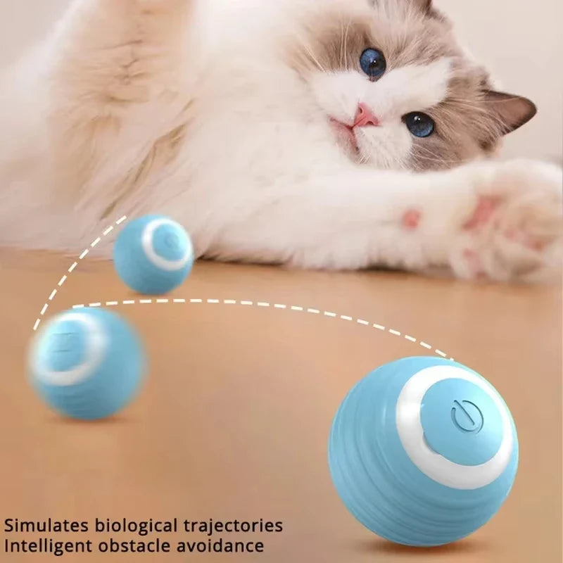 Interactive Electric Rolling Cat Ball Toy
