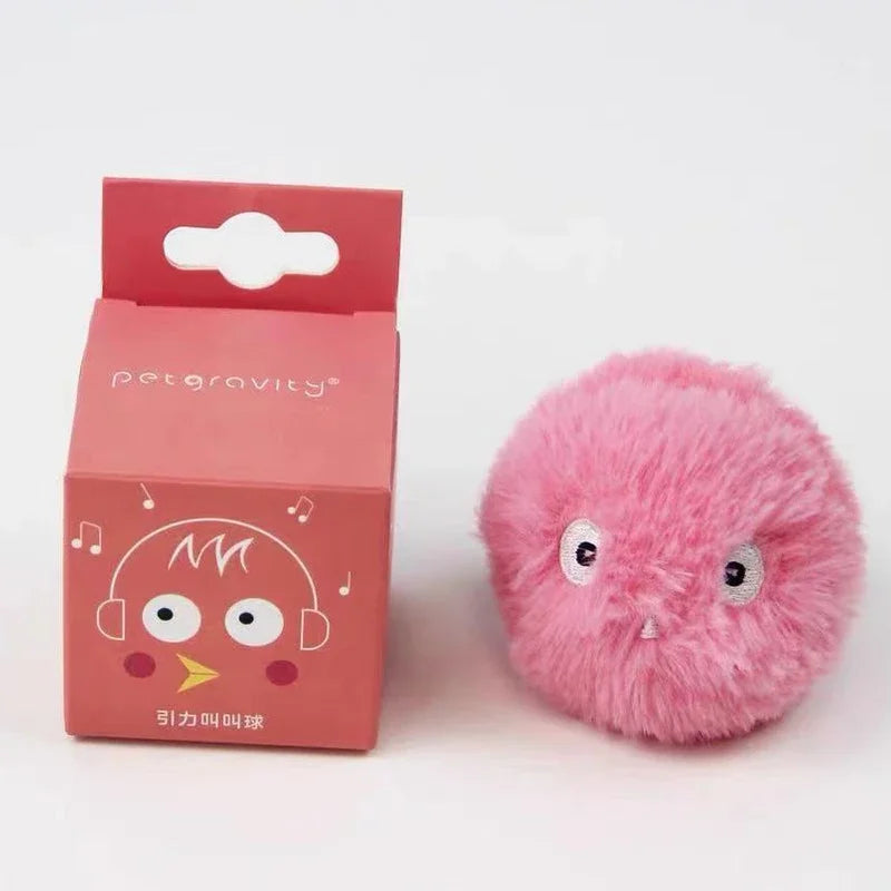 Plush Electric Catnip Toy Ball