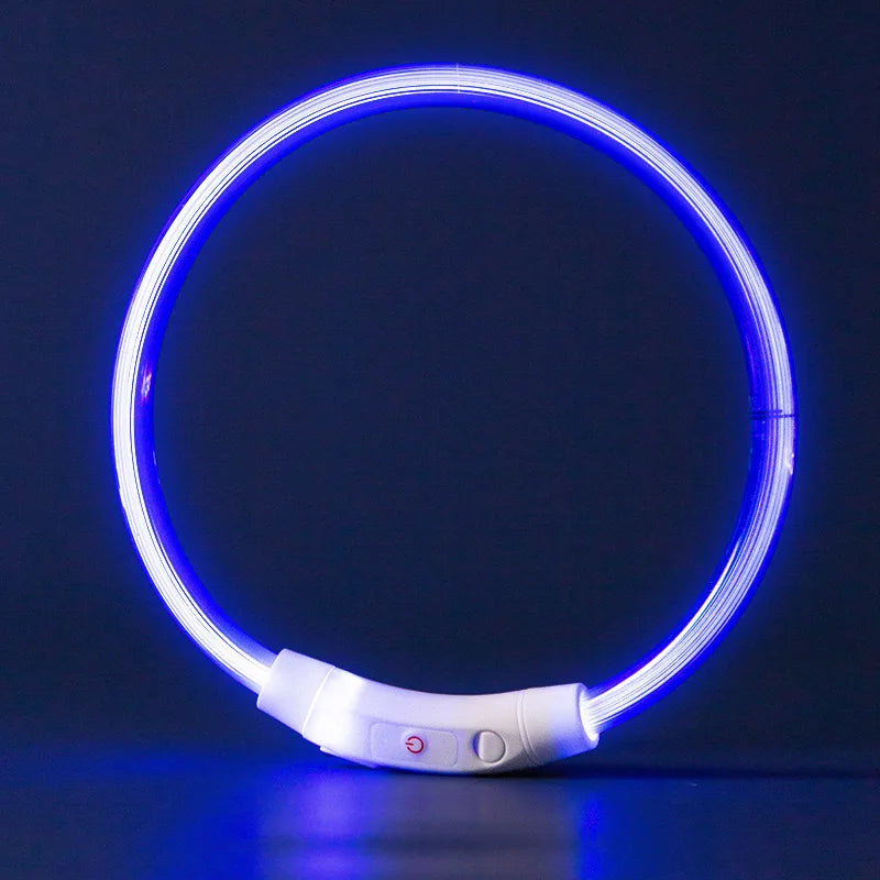 LED Dog Collar USB Rechargeable