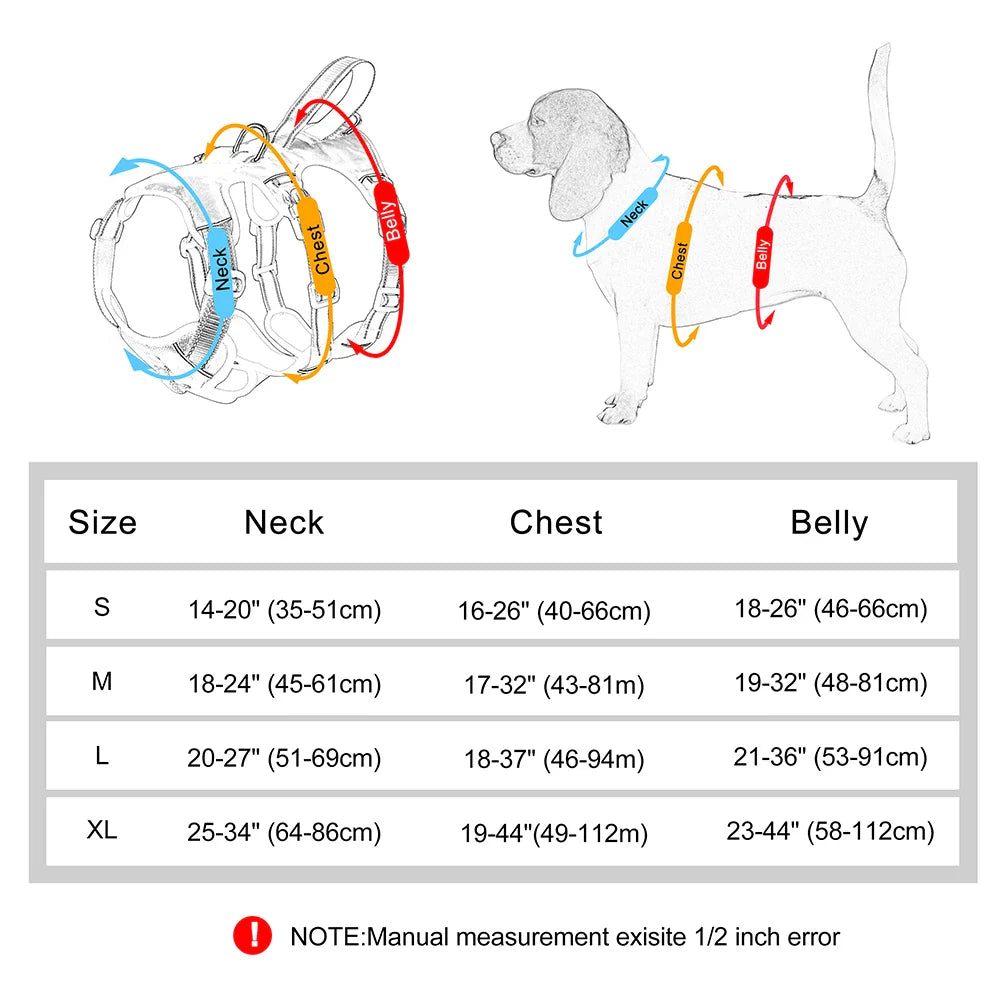 Waterproof Reflective Dog Harness Vest