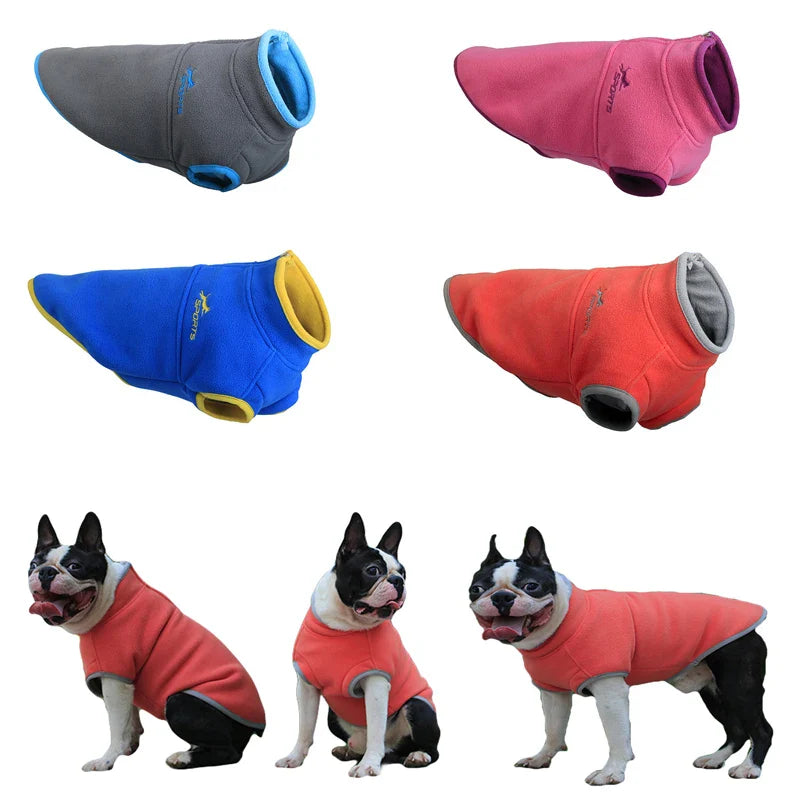 Fleece Dog Vest for Winter