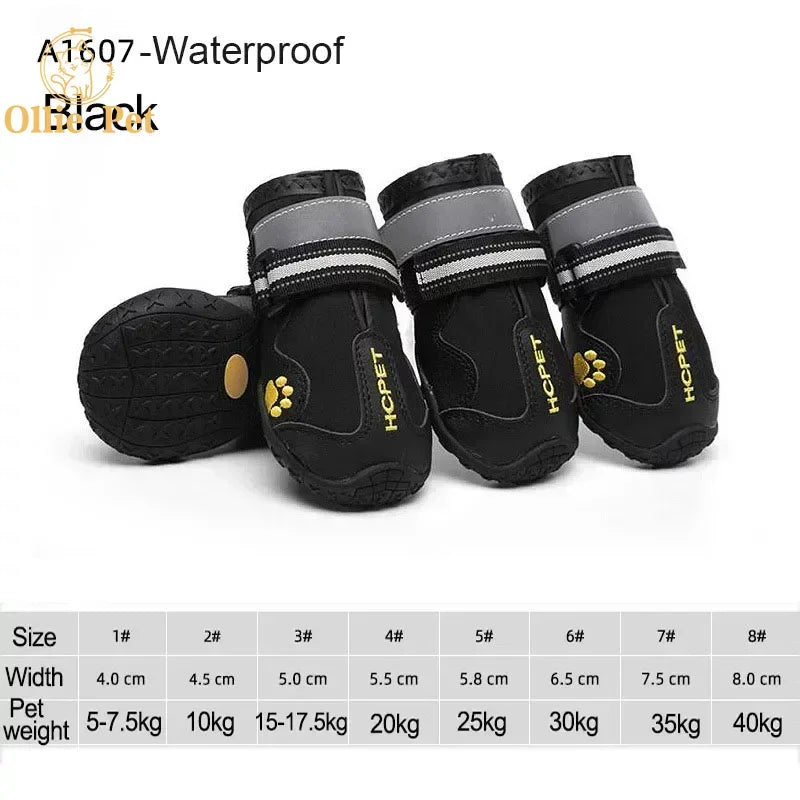 Waterproof Anti-Slip Dog Shoes