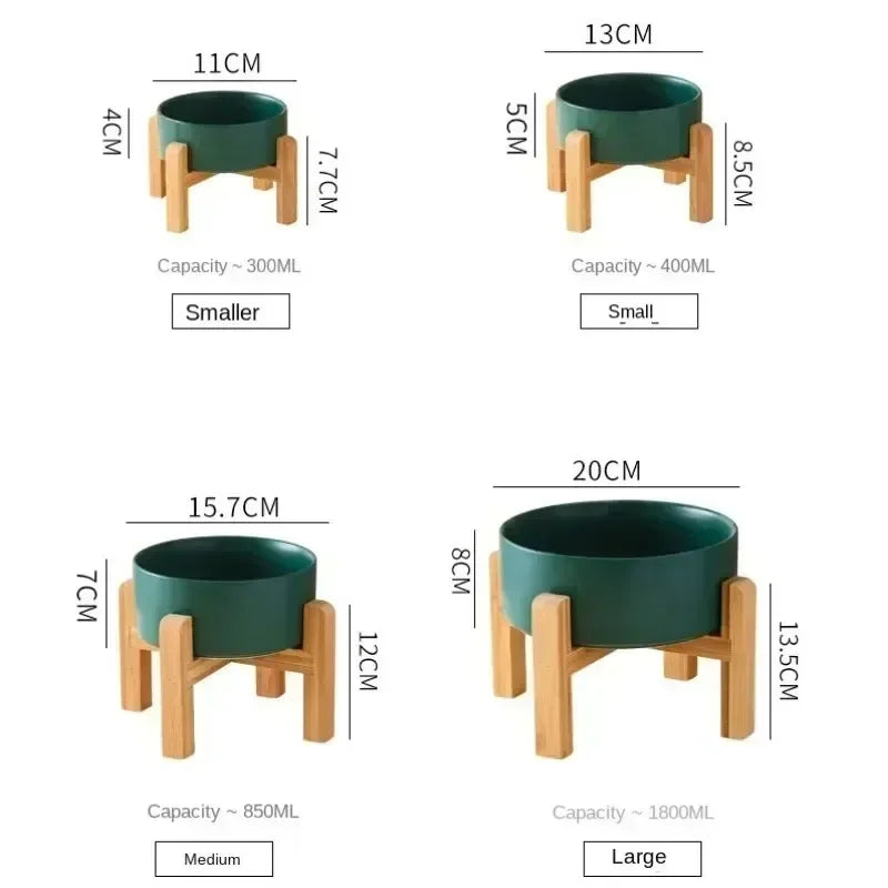 Elevated Double Dog Bowl Set