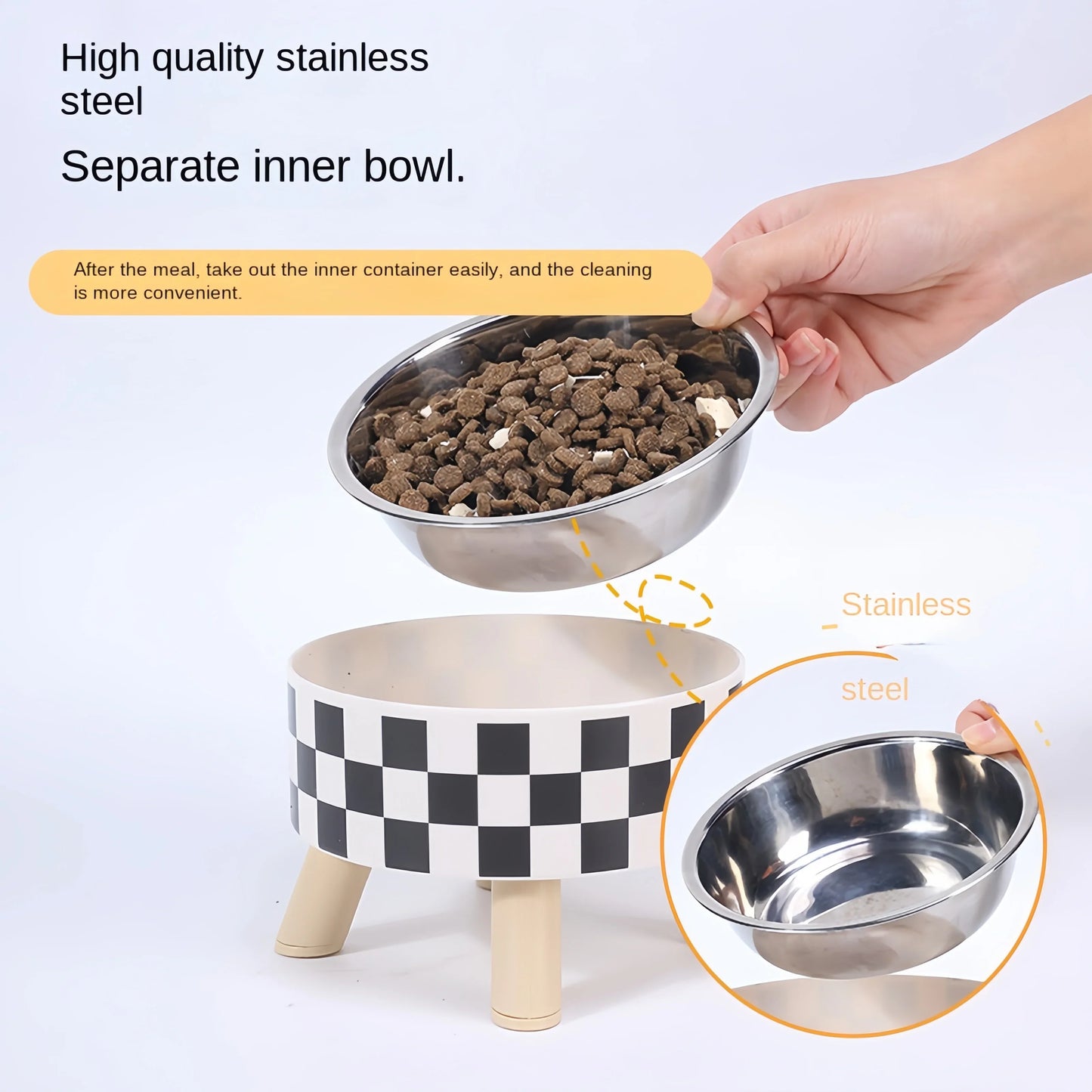 Elevated Anti-Choking Dog Feeder Bowl