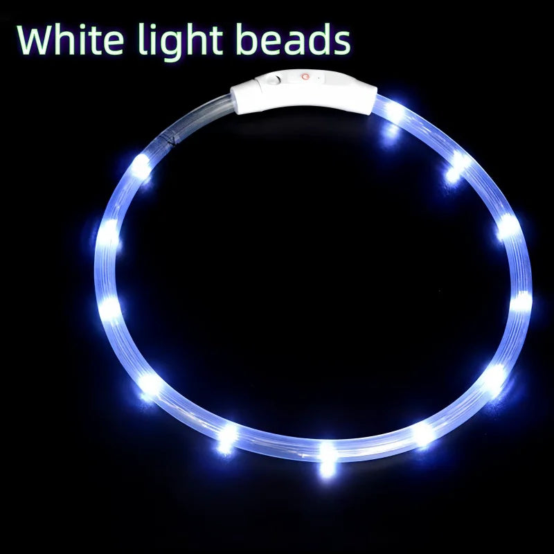 LED Dog Collar USB Rechargeable