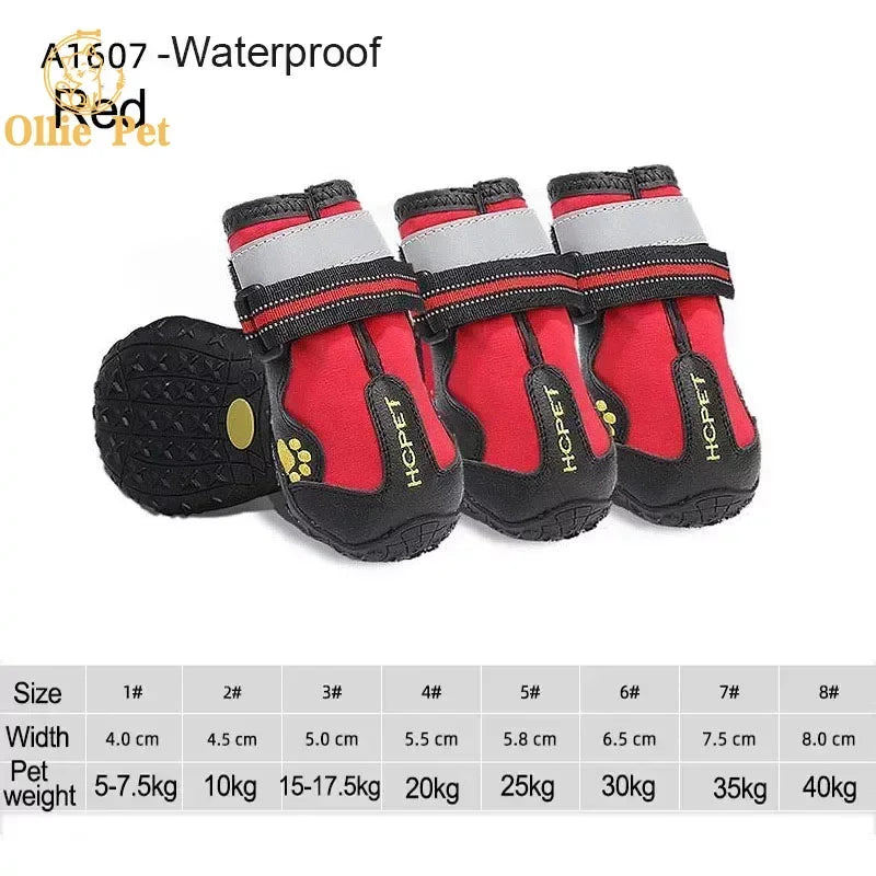Waterproof Anti-Slip Dog Shoes