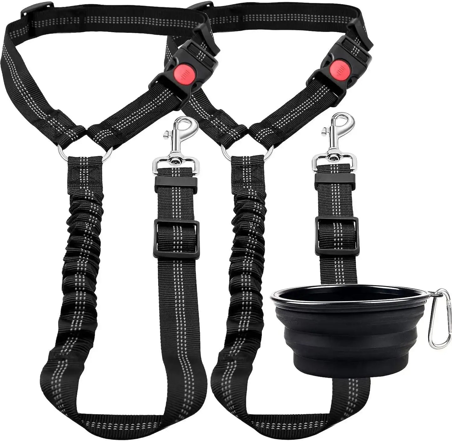 Reflective Adjustable Dog Car Belt