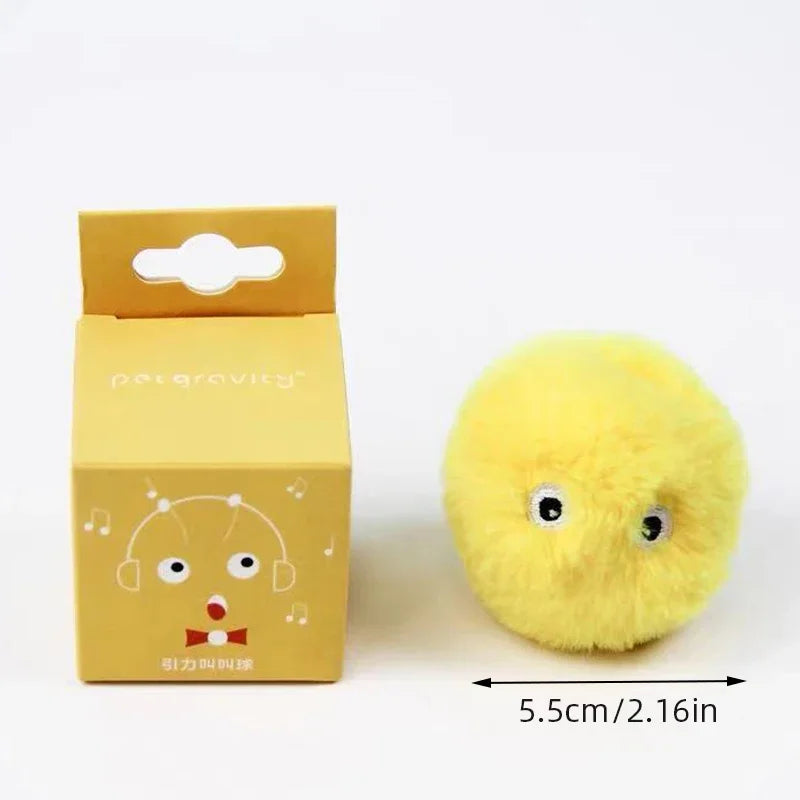 Plush Electric Catnip Toy Ball