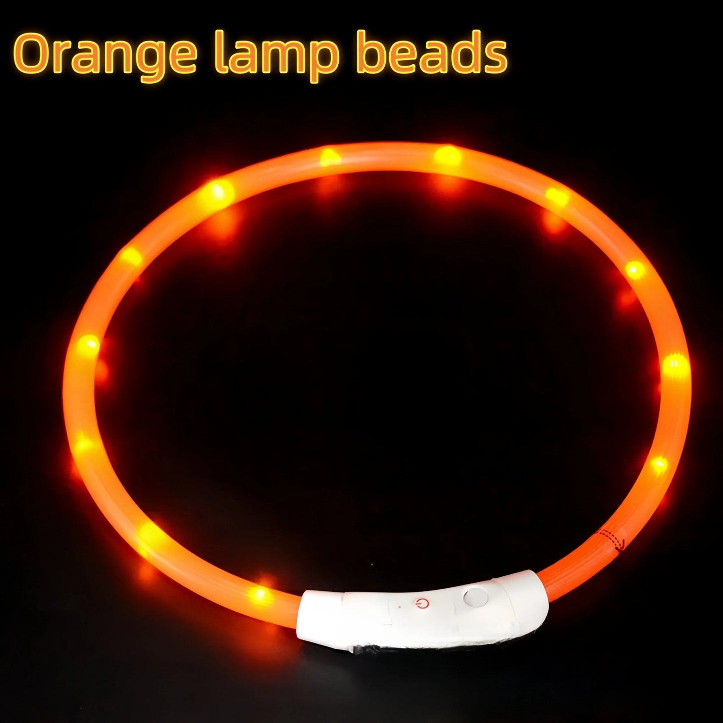 LED Dog Collar USB Rechargeable